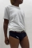 Cueca com Abertura Lateral - Preta Slip